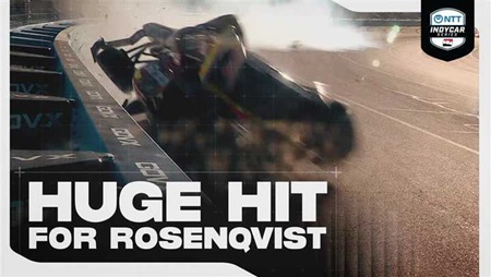 thumbnail for Felix Rosenqvist Crashes Hard in Practice