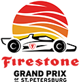 Logo for the 2026 Firestone Grand Prix of St. Petersburg